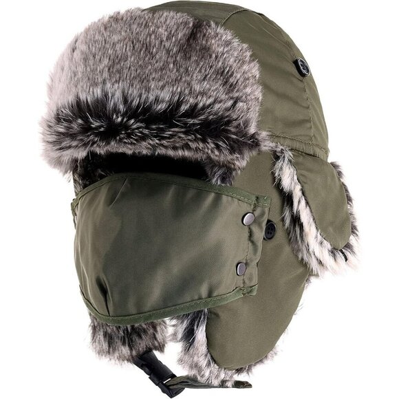 Waterproof Winter Trappers Unisex Premium Strength Ushanka Ear Flap Chin Strap